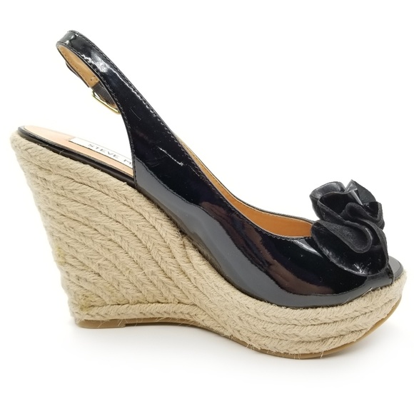 NEW Steve Madden Fauntain Espadrille Wedges Sz 6 - Picture 4 of 8